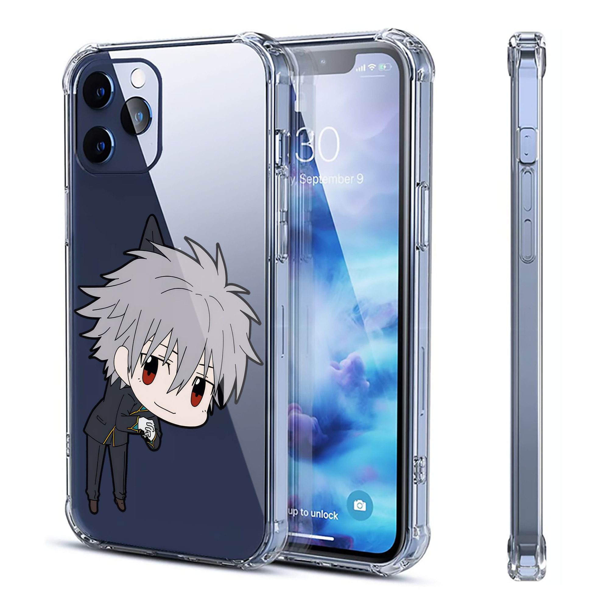（画像用） EVA 新世紀エヴァンゲリオン 【iPhone 12シリーズ対応】透明スマホケース（クリアソフトケース）